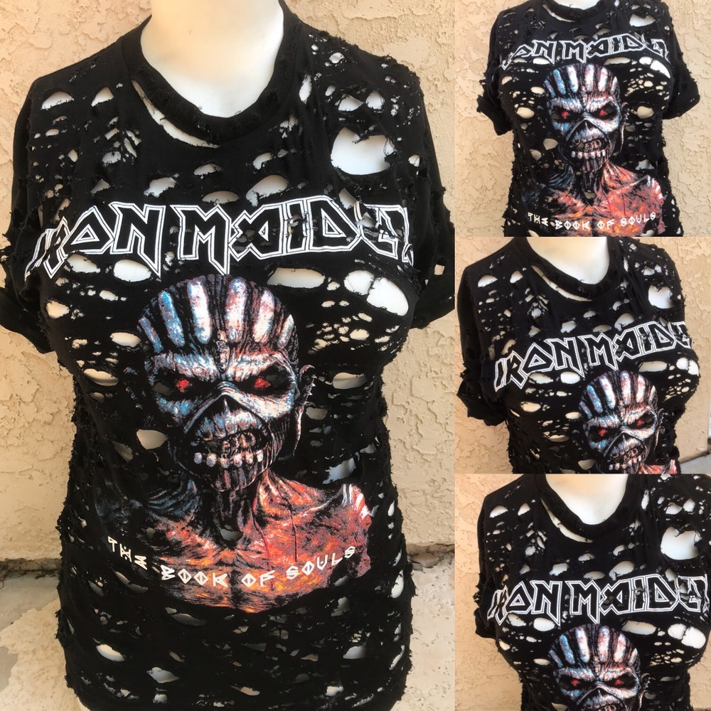 Iron Maiden book f souls Distress tee